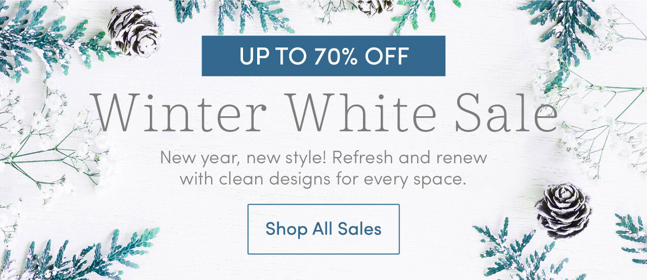 Save Up to 70% off Winter White Sale at Wayfair