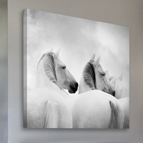 White Horse Canvas Print & Reviews Joss & Main
