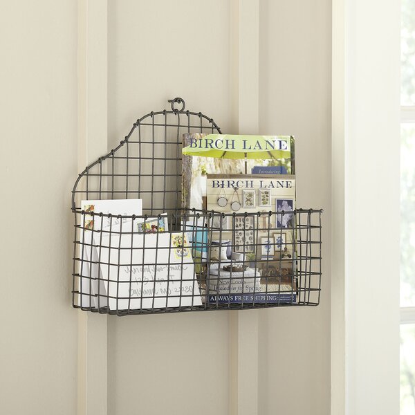 Birch Lane Metal Letter Basket & Reviews | Birch Lane