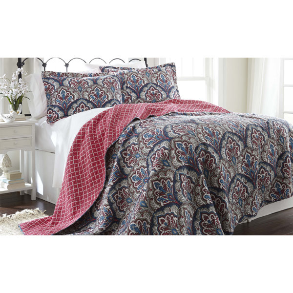 3Piece Olivia Cotton Quilt Set & Reviews Joss & Main