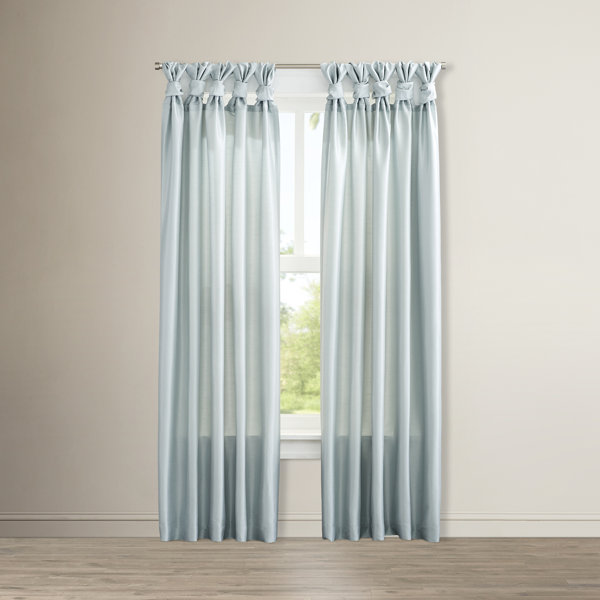 Catelynn Sheer Twist Tab Single Curtain Panel & Reviews | Joss & Main