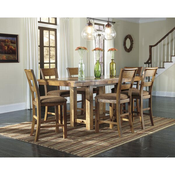 Loon Peak Cowley Counter Height Extendable Dining Table & Reviews ...