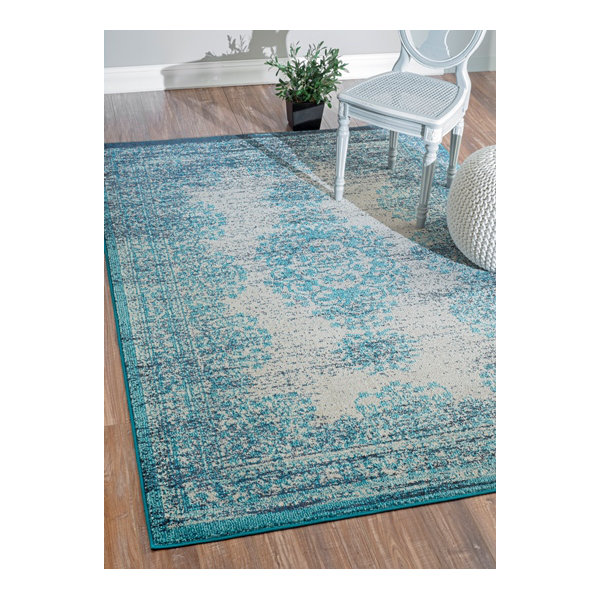 Tanya Rug in Blue & Reviews Joss & Main
