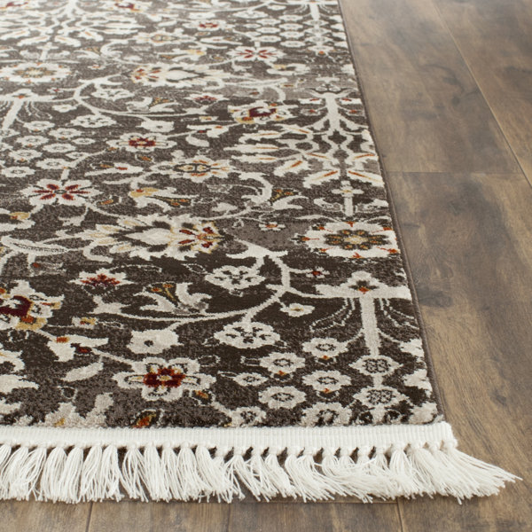 Tasmin Brown/Cream Area Rug & Reviews Joss & Main