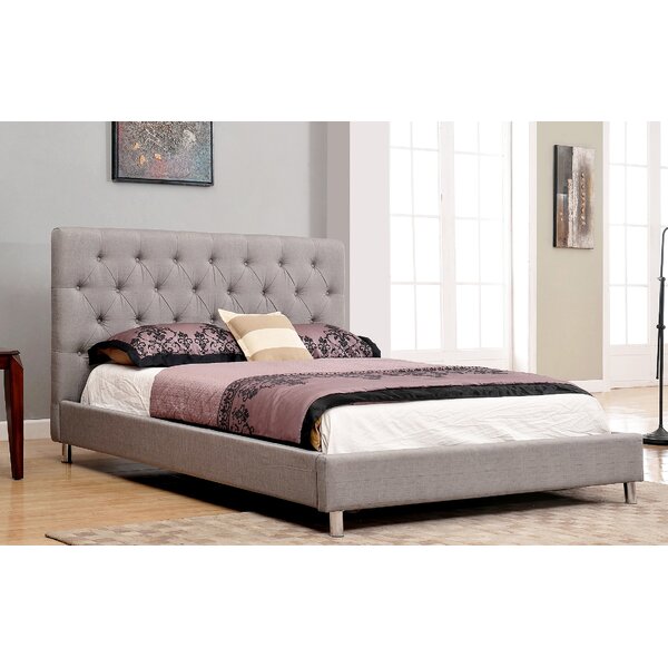 Newport Upholstered Platform Bed & Reviews | Joss & Main