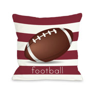 Football Throw Pillow