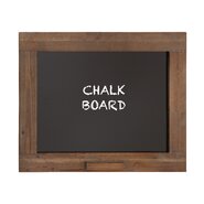 Wooden Frame with Chalkboard, 2' H x 2' W