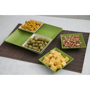 5 Piece Serving and Snack Tray Set