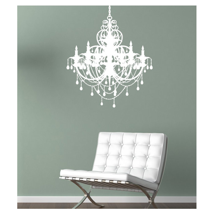 Alphabet Garden Designs Chandelier Wall Decal & Reviews Wayfair
