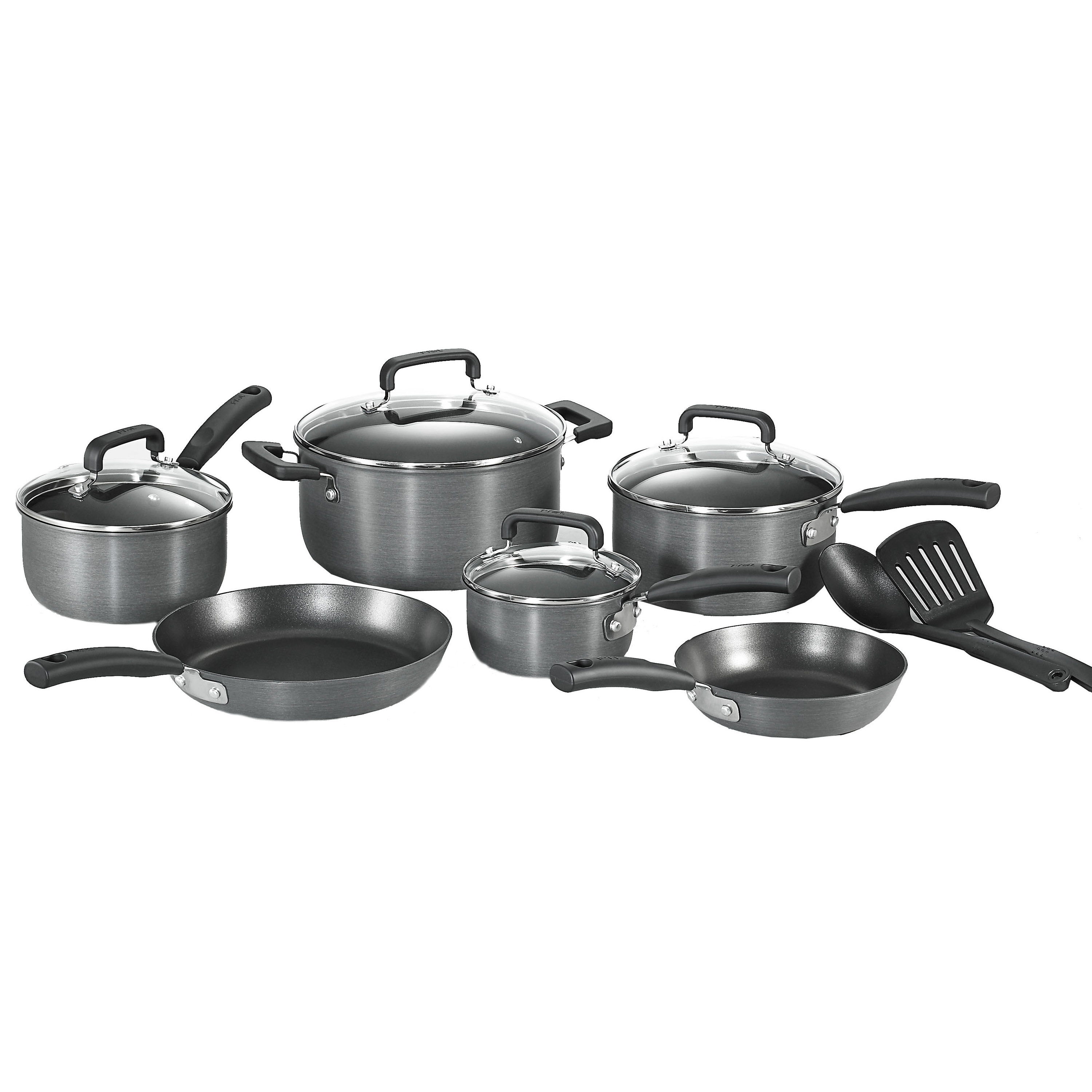 Tfal Signature Hard Anodized 12 Piece Cookware Set & Reviews Wayfair