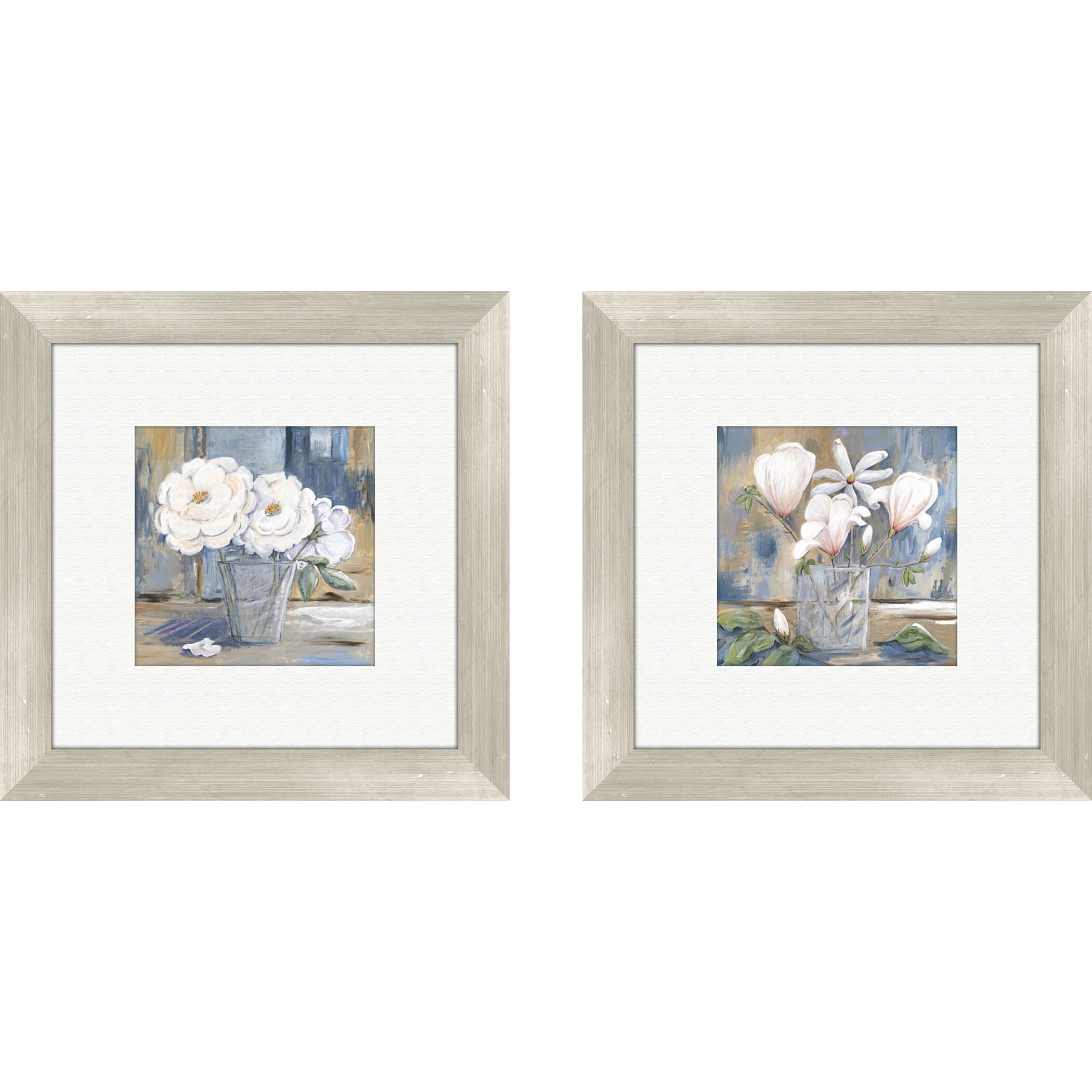 PTM Images Floral Cottage Roses Framed Painting Print 