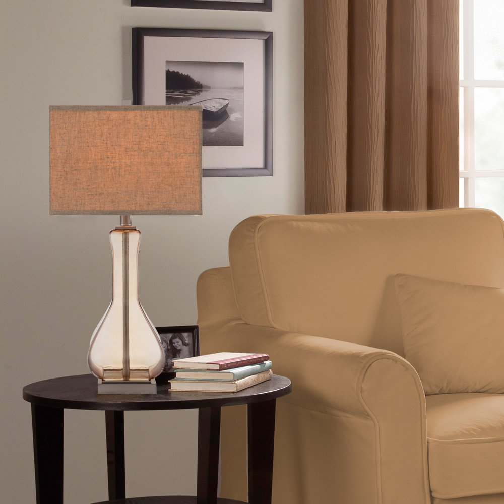 Catalina Lighting 30" H Table Lamp with Square Shade Wayfair