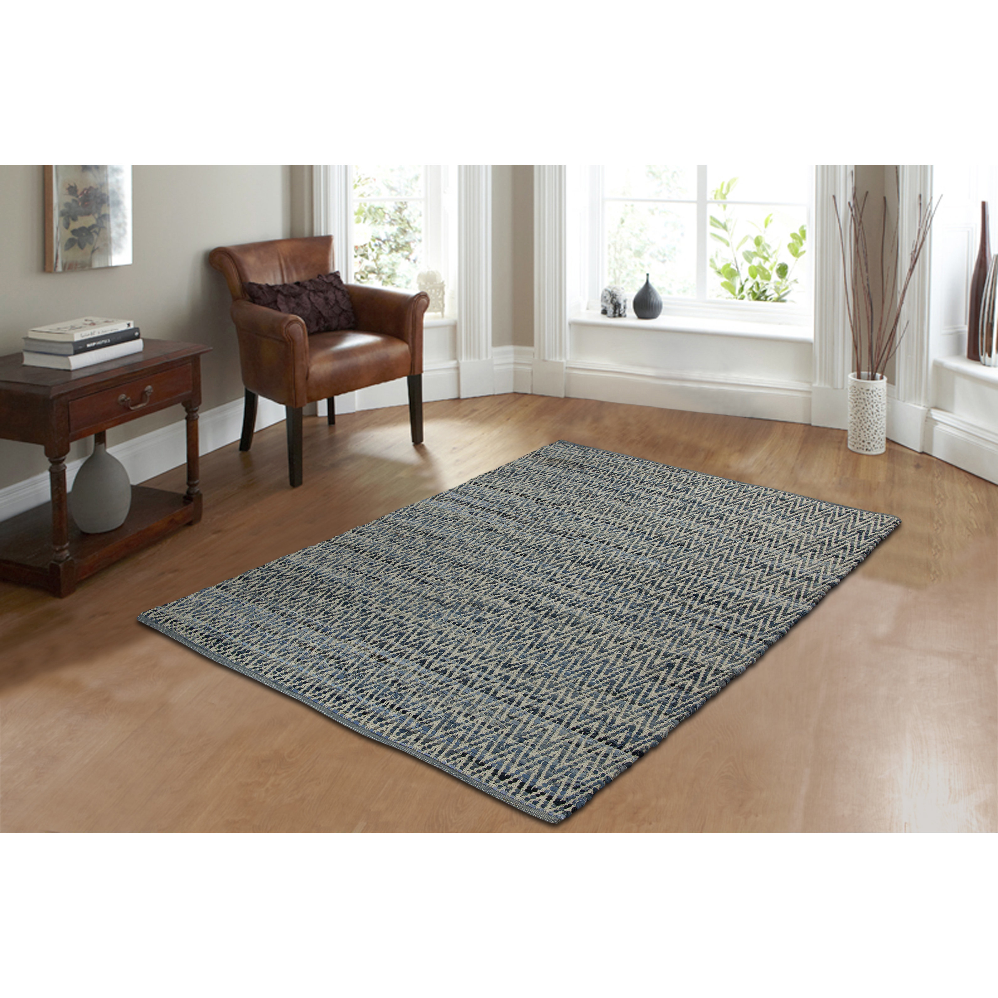 Chesapeake Denim Area Rug Wayfair