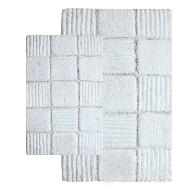 Chesapeake Checkerboard Contemporary Bath Rug & Reviews Wayfair