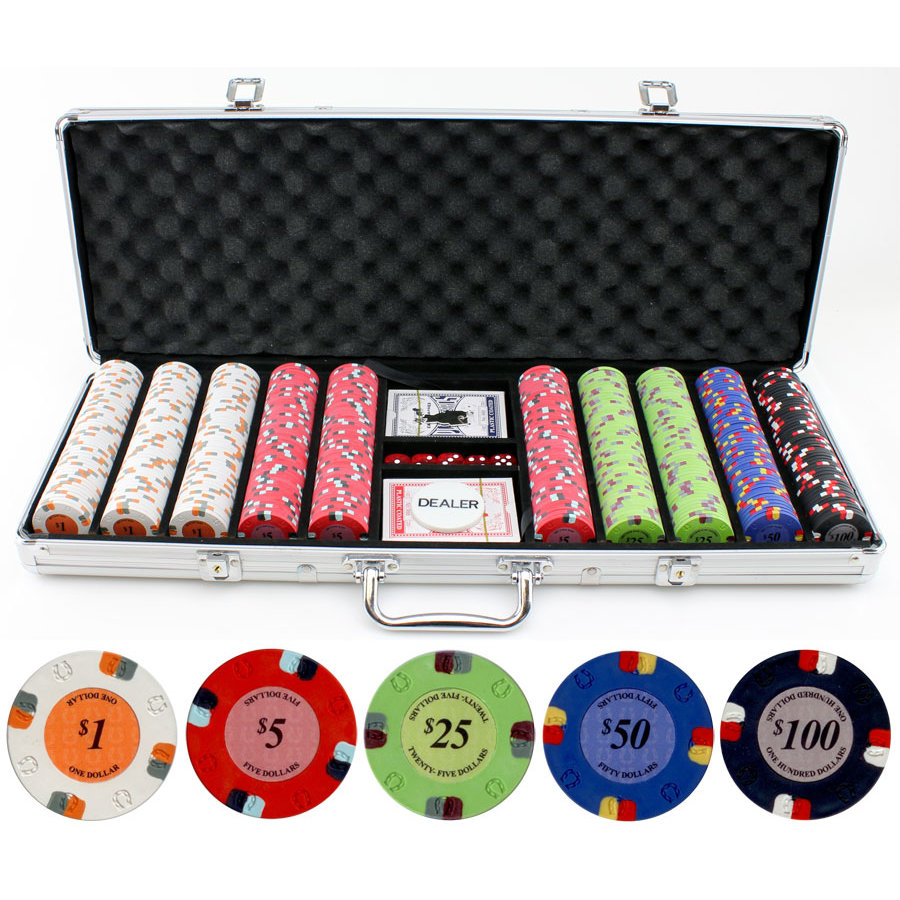 Ltd 500-piece poker chip set