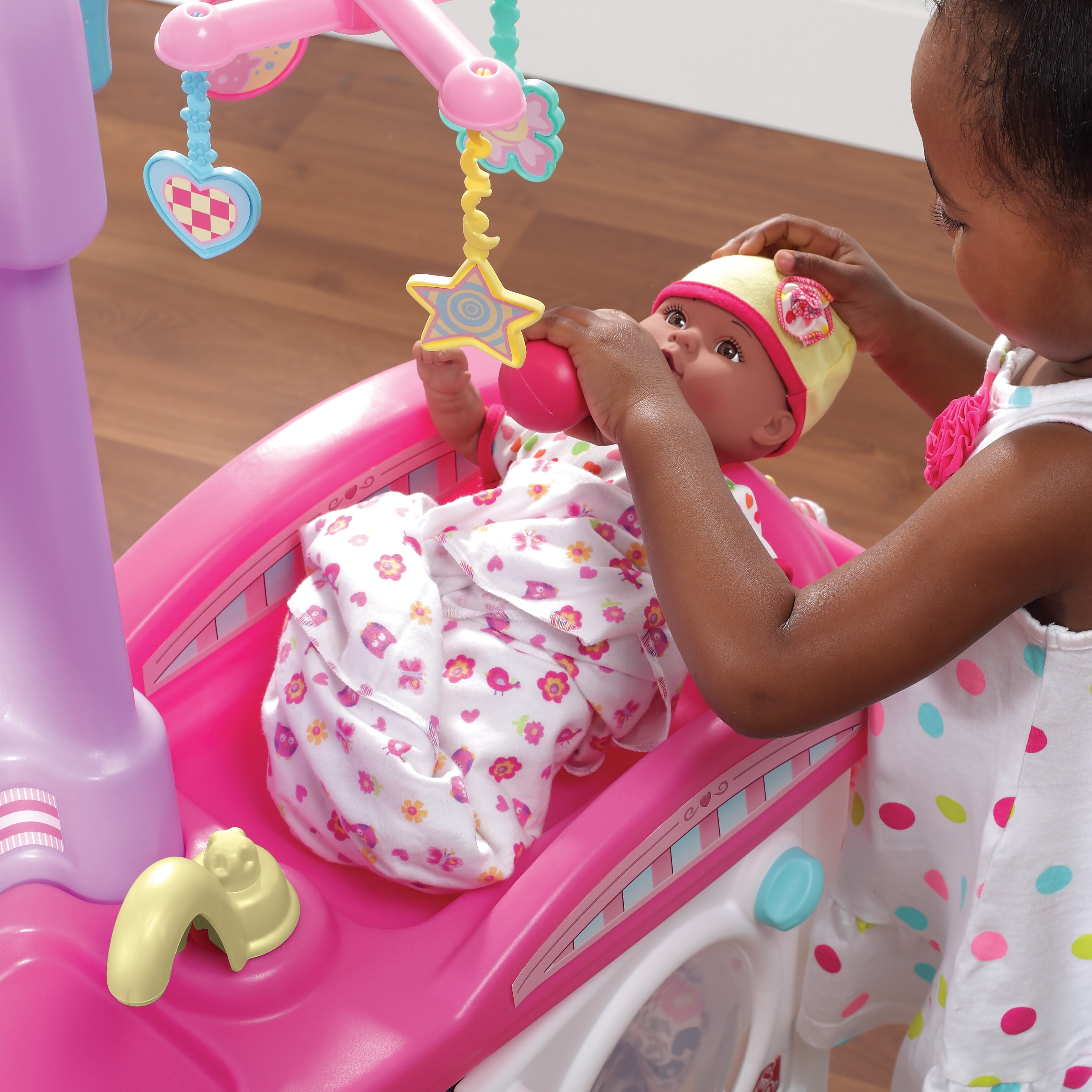 step2 love and care deluxe nursery doll furniture