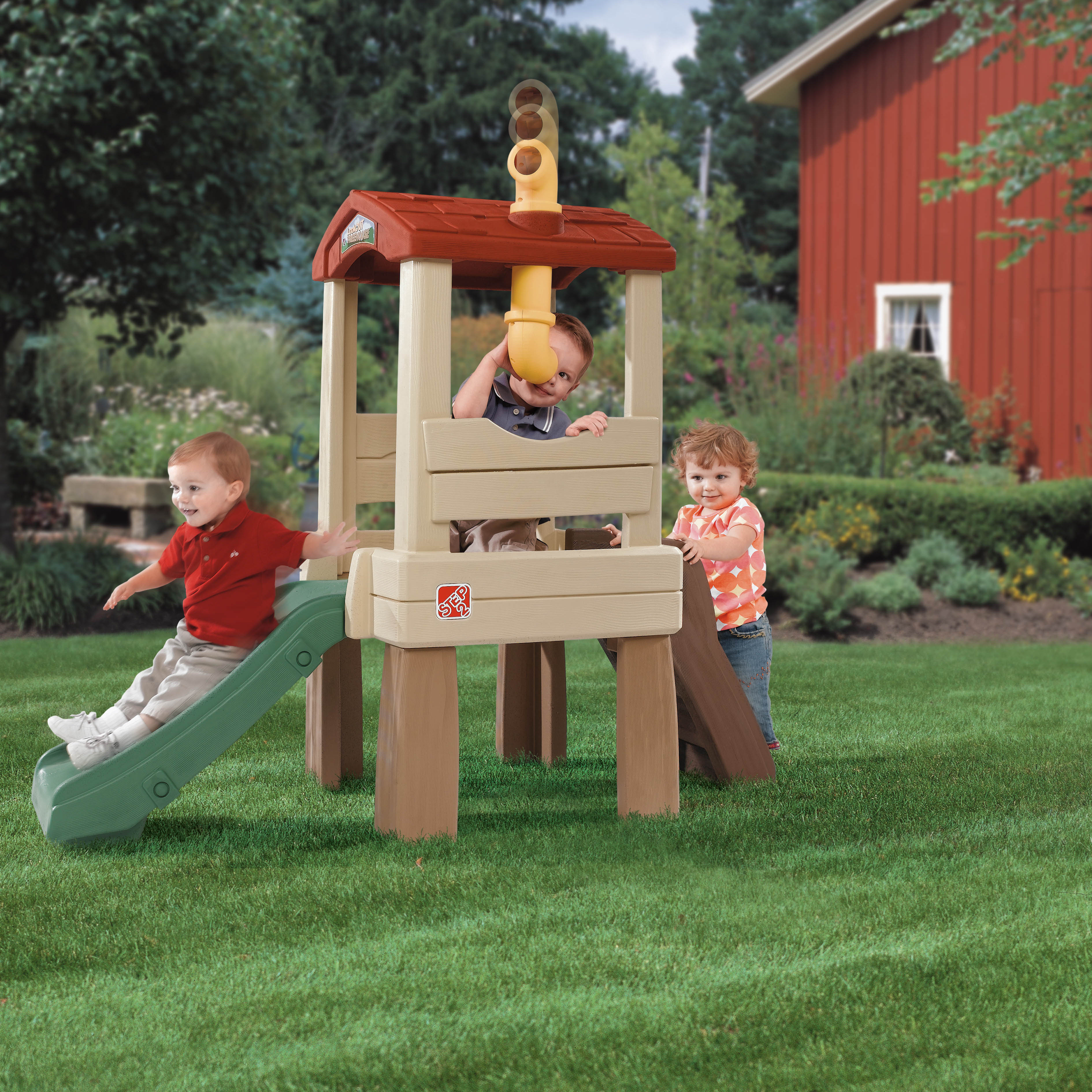 Step2 Naturally Playful Lookout Treehouse Playhouse & Reviews Wayfair