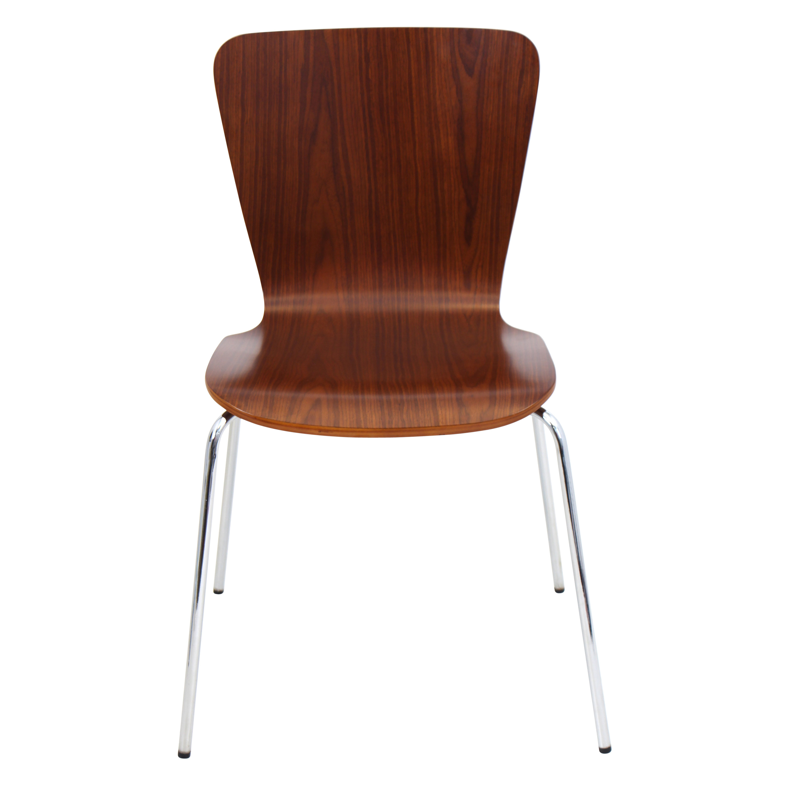 LumiSource Walnut Side Chair & Reviews Wayfair