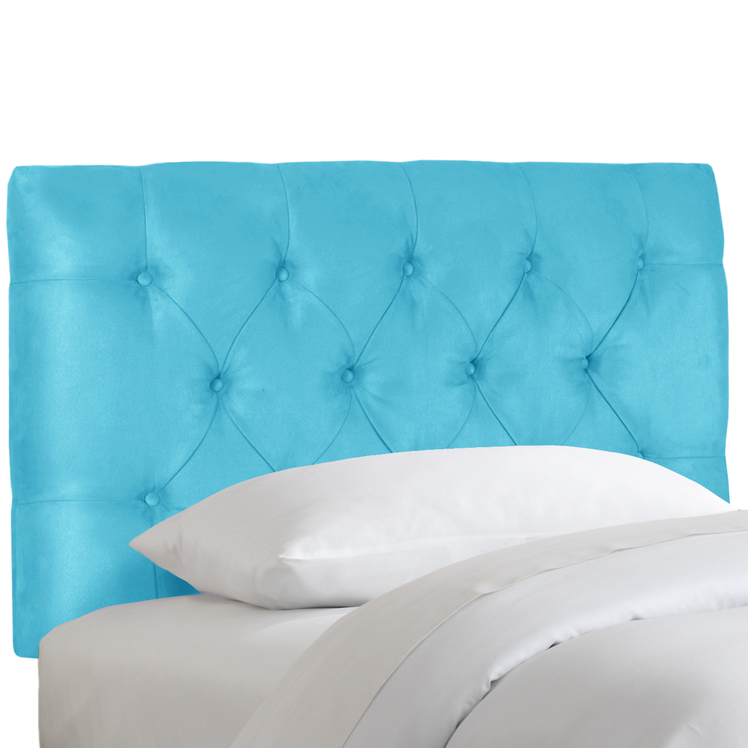 Skyline Furniture Premier Tufted Microsuede Upholstered Headboard