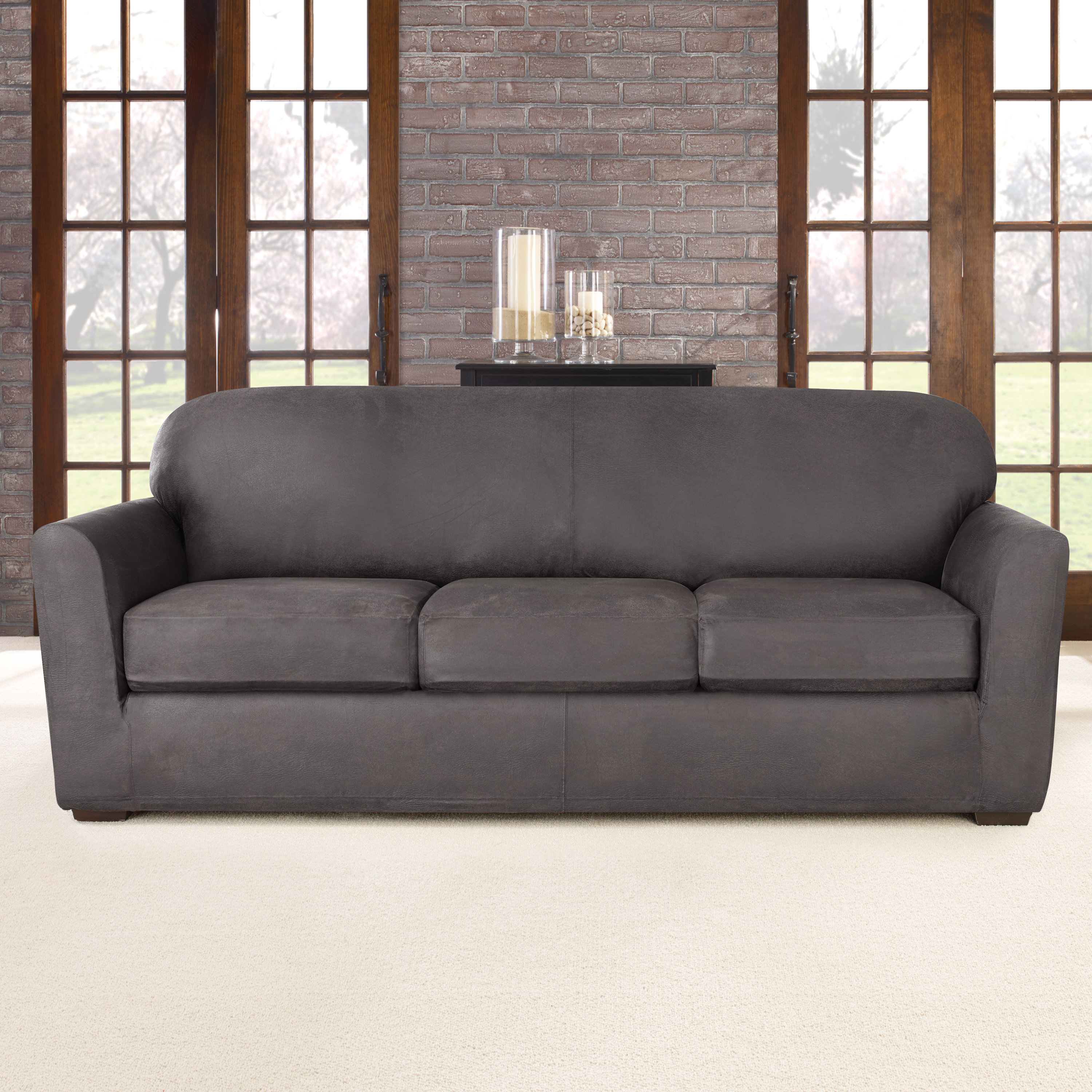 Sure Fit Ultimate Stretch Sofa Slipcover And Reviews Wayfair 