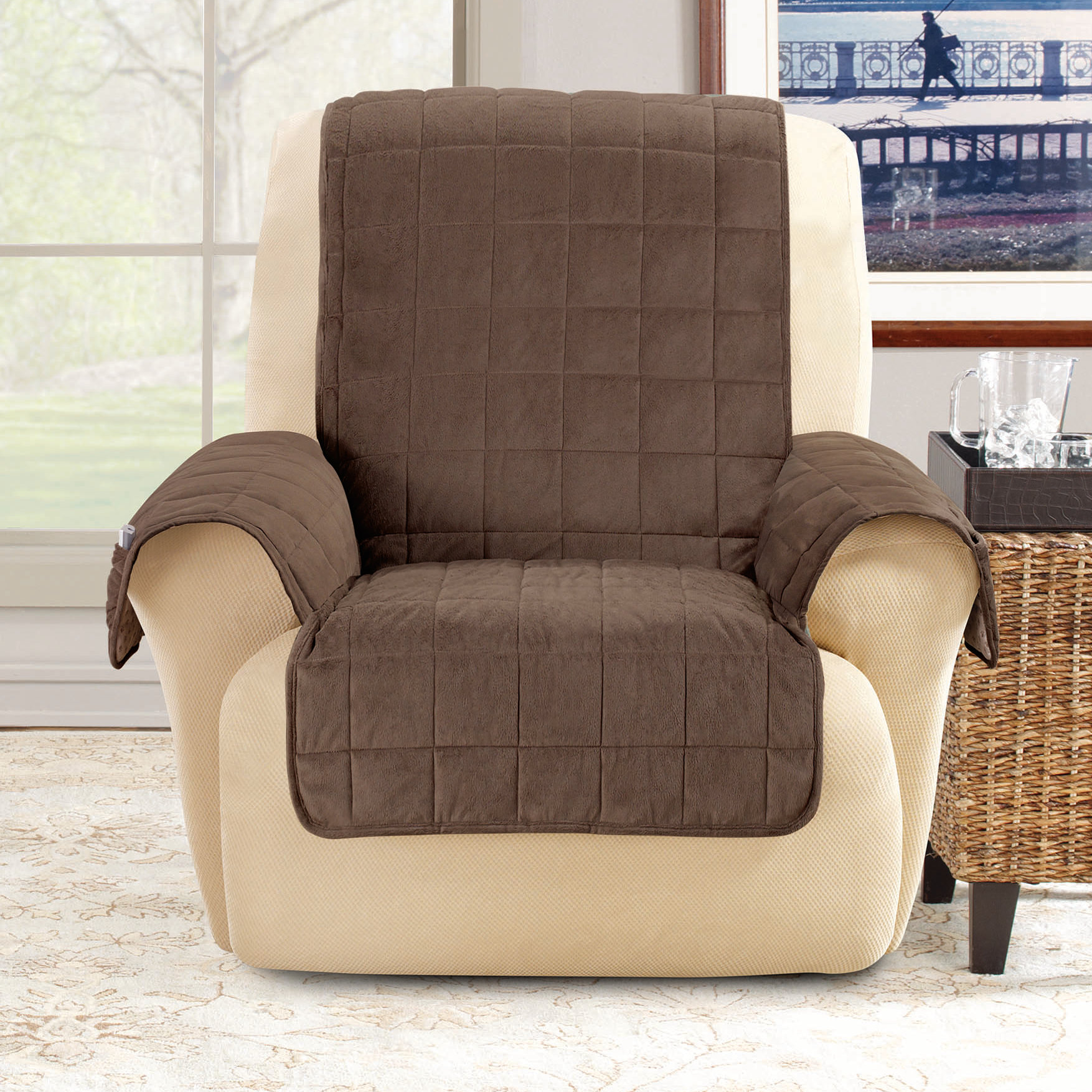 Sure Fit Armchair TCushion Slipcover & Reviews Wayfair.ca