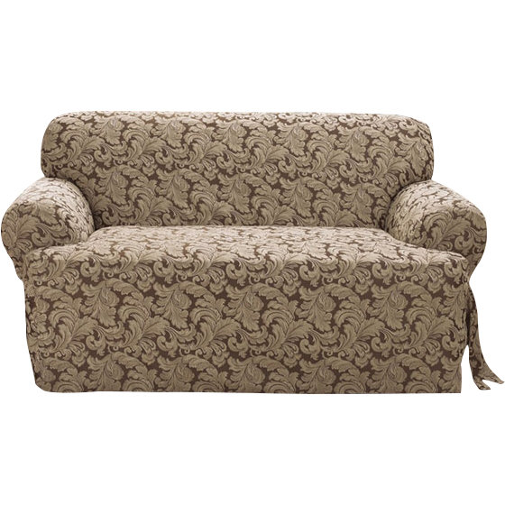 Sure Fit Scroll Classic Sofa T Cushion Skirted Slipcover & Reviews