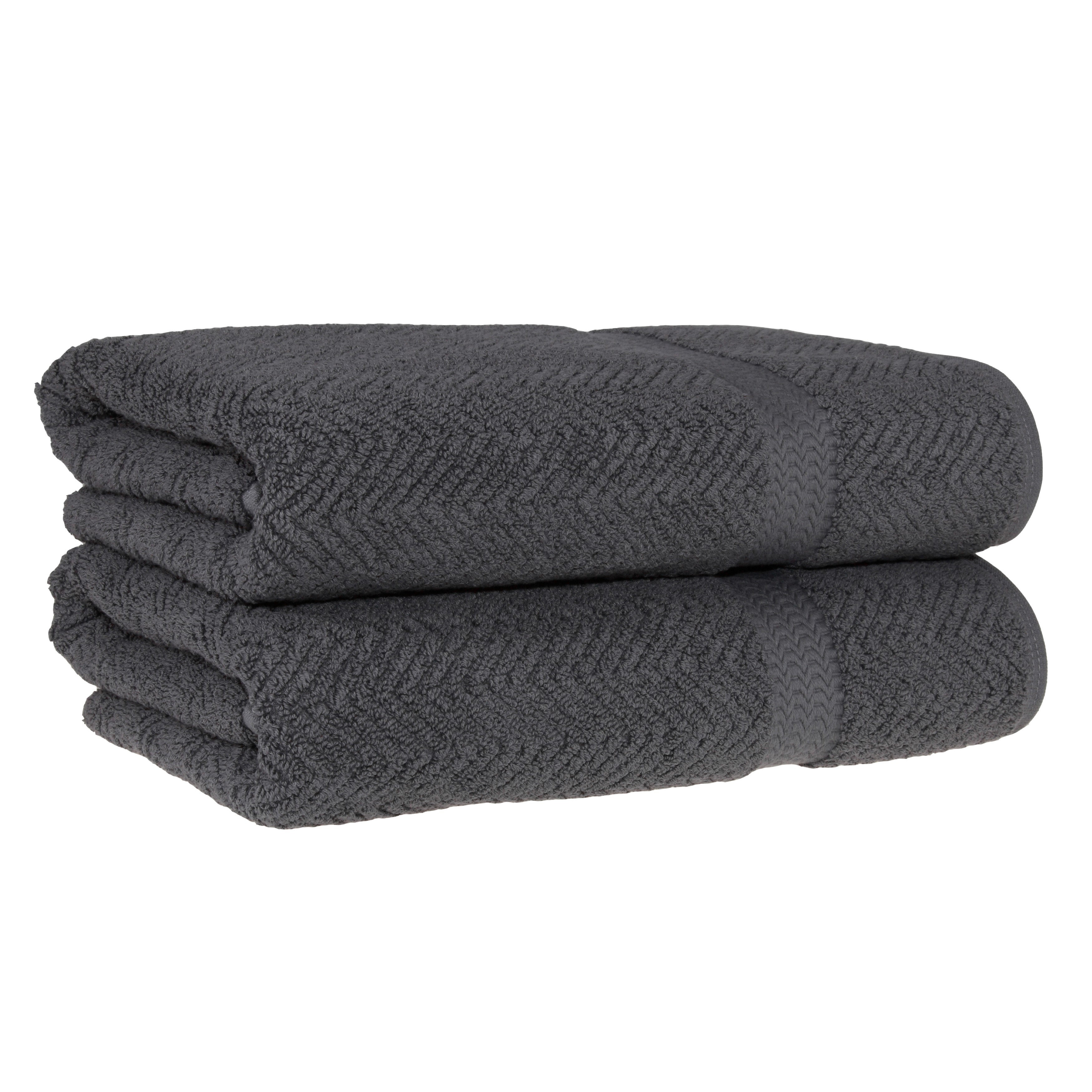 Linum Home Textiles Herringbone Weave Bath Towel & Reviews Wayfair