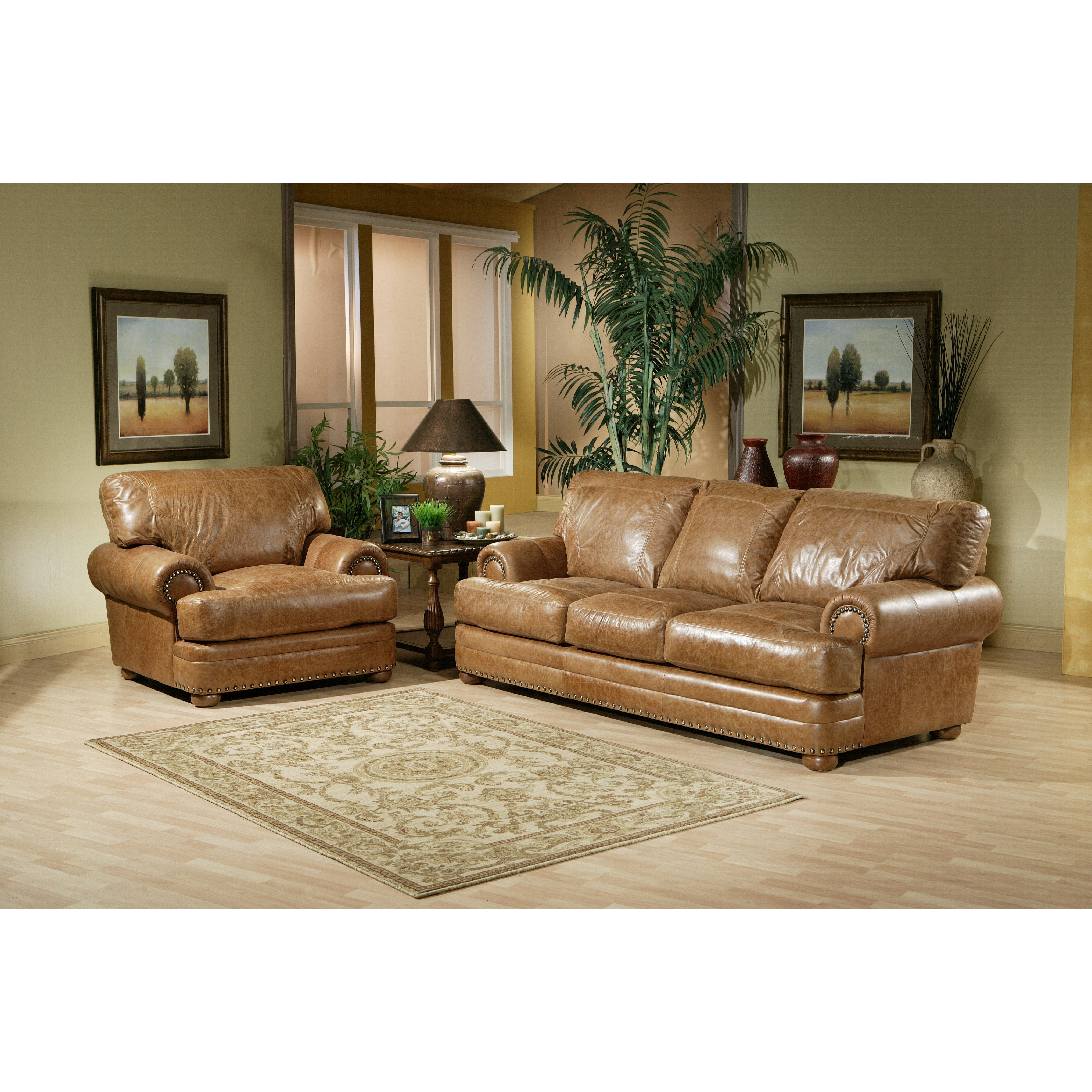 Omnia Leather Houston Leather Living Room Set & Reviews | Wayfair