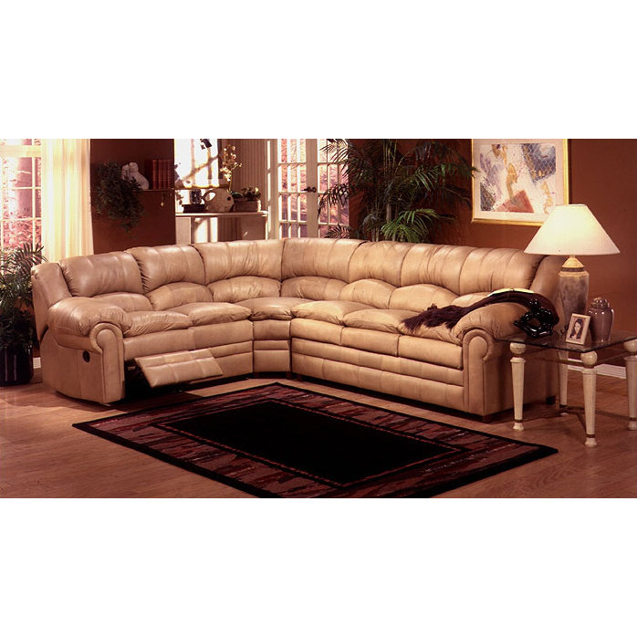 Omnia Leather Riviera Sleeper Sectional & Reviews Wayfair