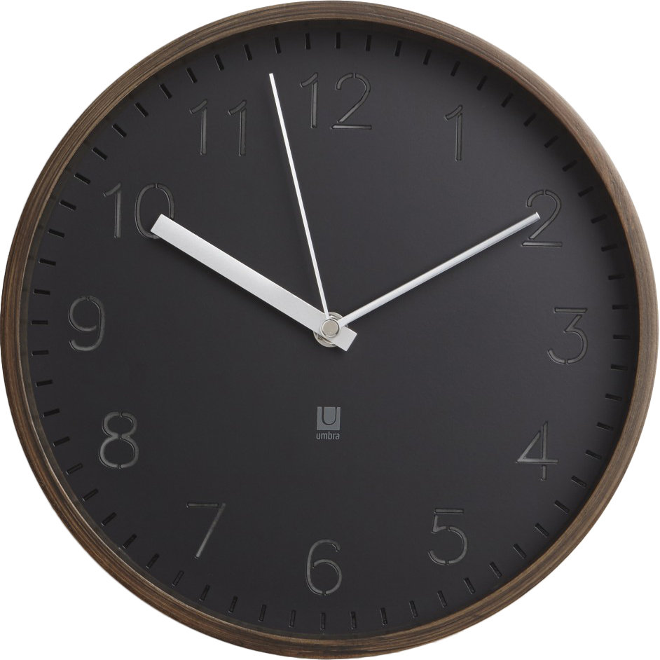 Umbra Rimwood 10" Wall Clock & Reviews Wayfair.ca