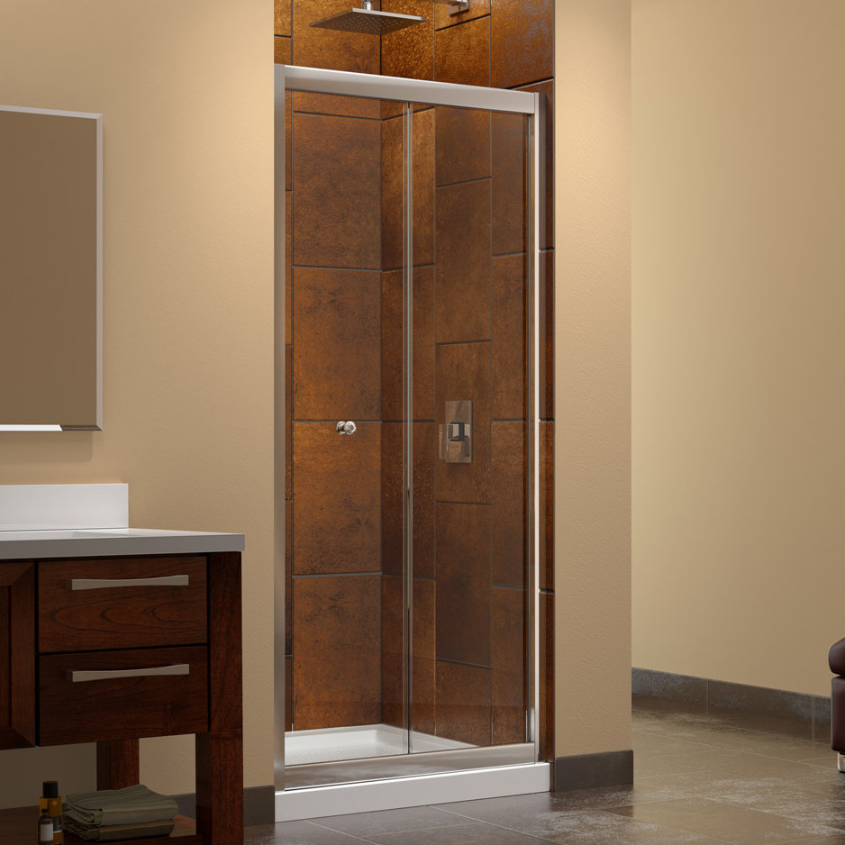 DreamLine Butterfly 72" x 31.5" Pivot Frameless BiFold Shower Door