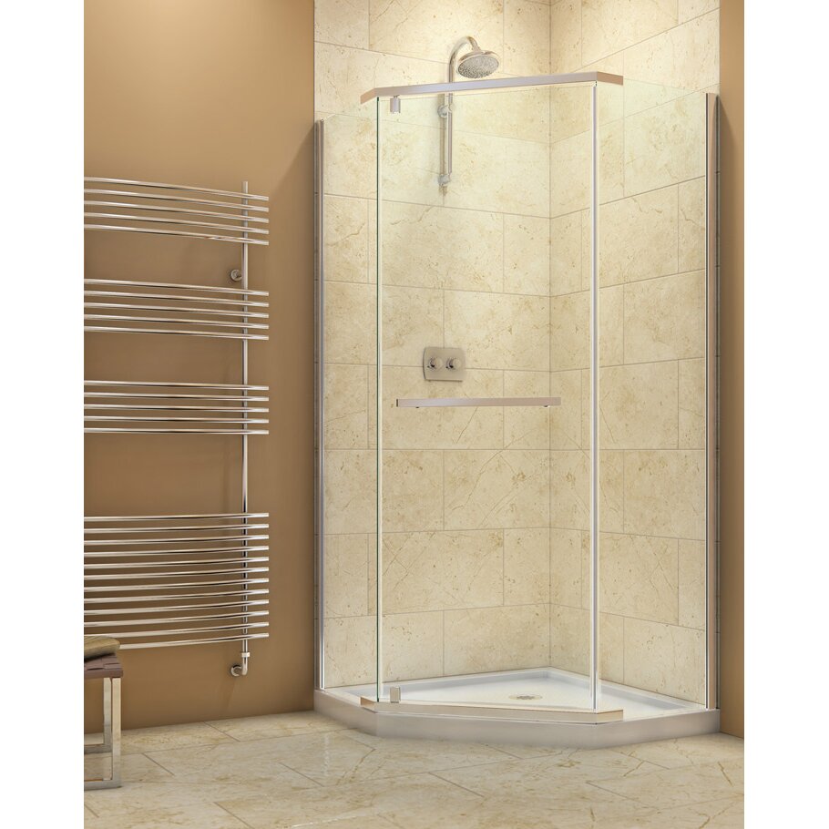 DreamLine SlimLine 36" x 36" NeoAngle Shower Base & Reviews Wayfair