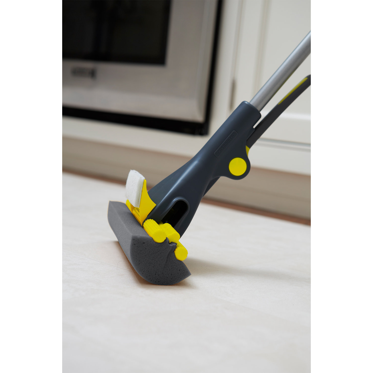 Casabella Height Adjustable Roller Mop with Mop Head Refill Wayfair