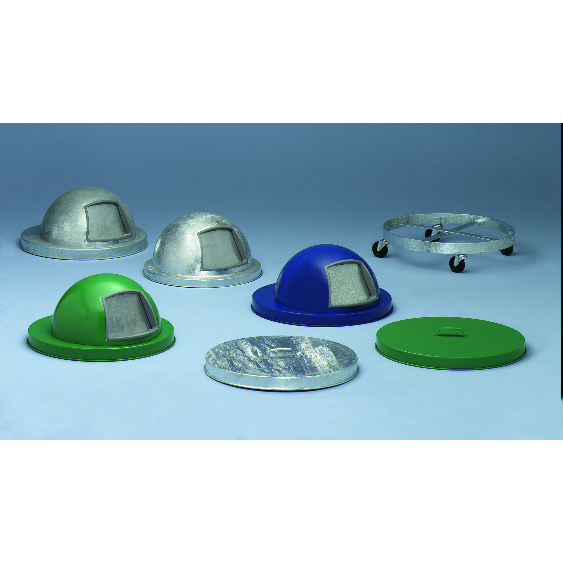 Witt Heavy Duty Flat Top Galvanized Drum Lids (Fits 55 Gallon Drum