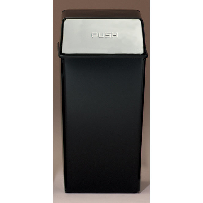 Witt Monarch 36Gal Metal Series Push Top Trash Can & Reviews Wayfair