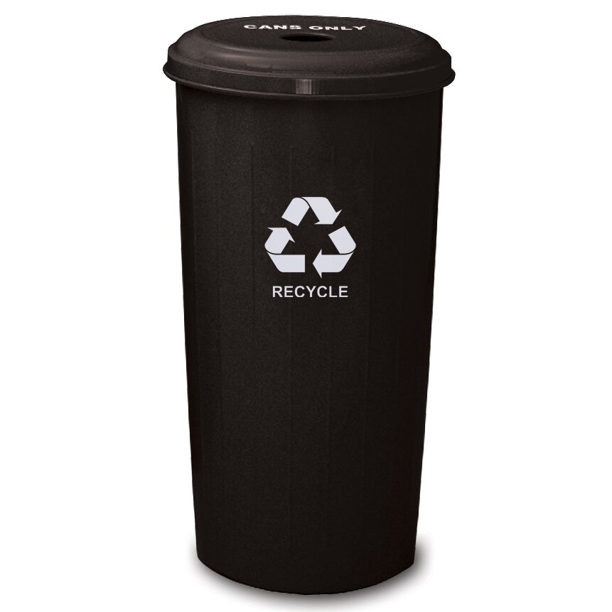 Witt Metal Recycling 20-Gal Industrial Recycling Bin & Reviews | Wayfair