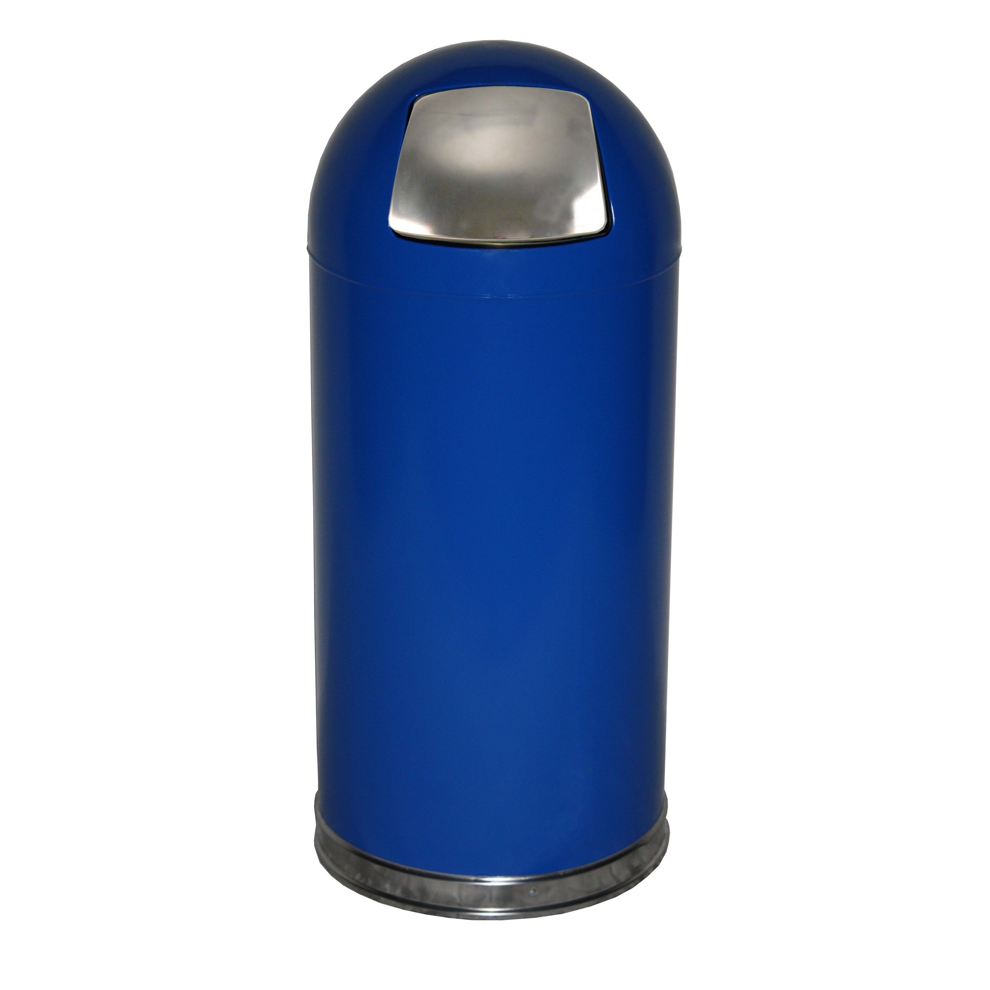 Witt Dome Top 15 Gallon Metal Series Trash Can & Reviews | Wayfair