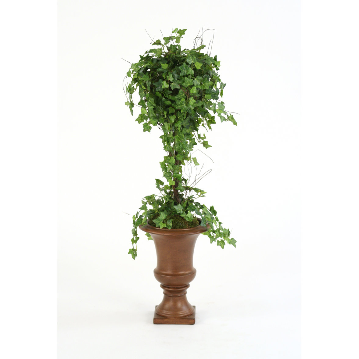 Distinctive Designs Silk Ivy Ball Topiary in Urn & Reviews Wayfair