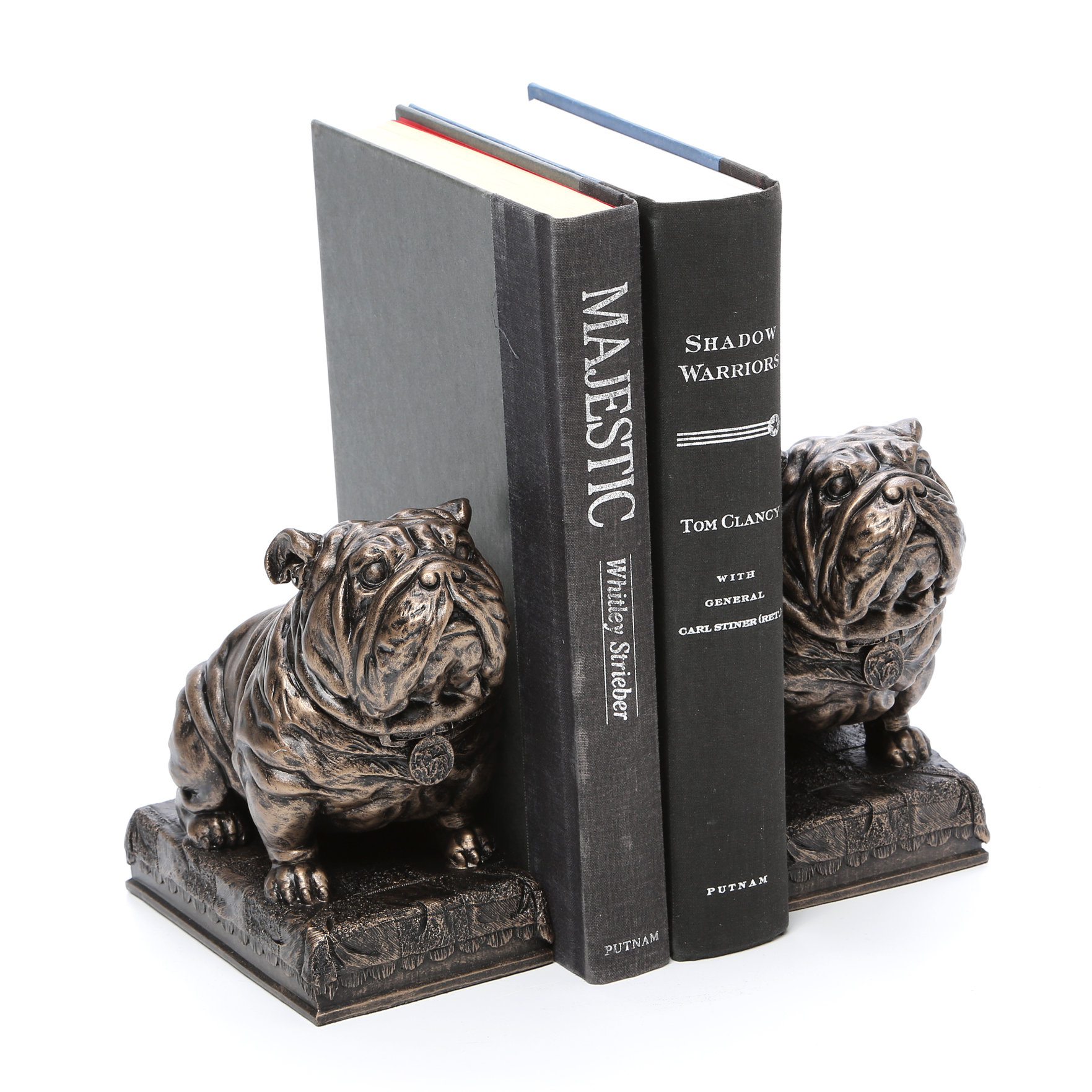 Design Toscano Bulldog Mascot Bookend & Reviews Wayfair