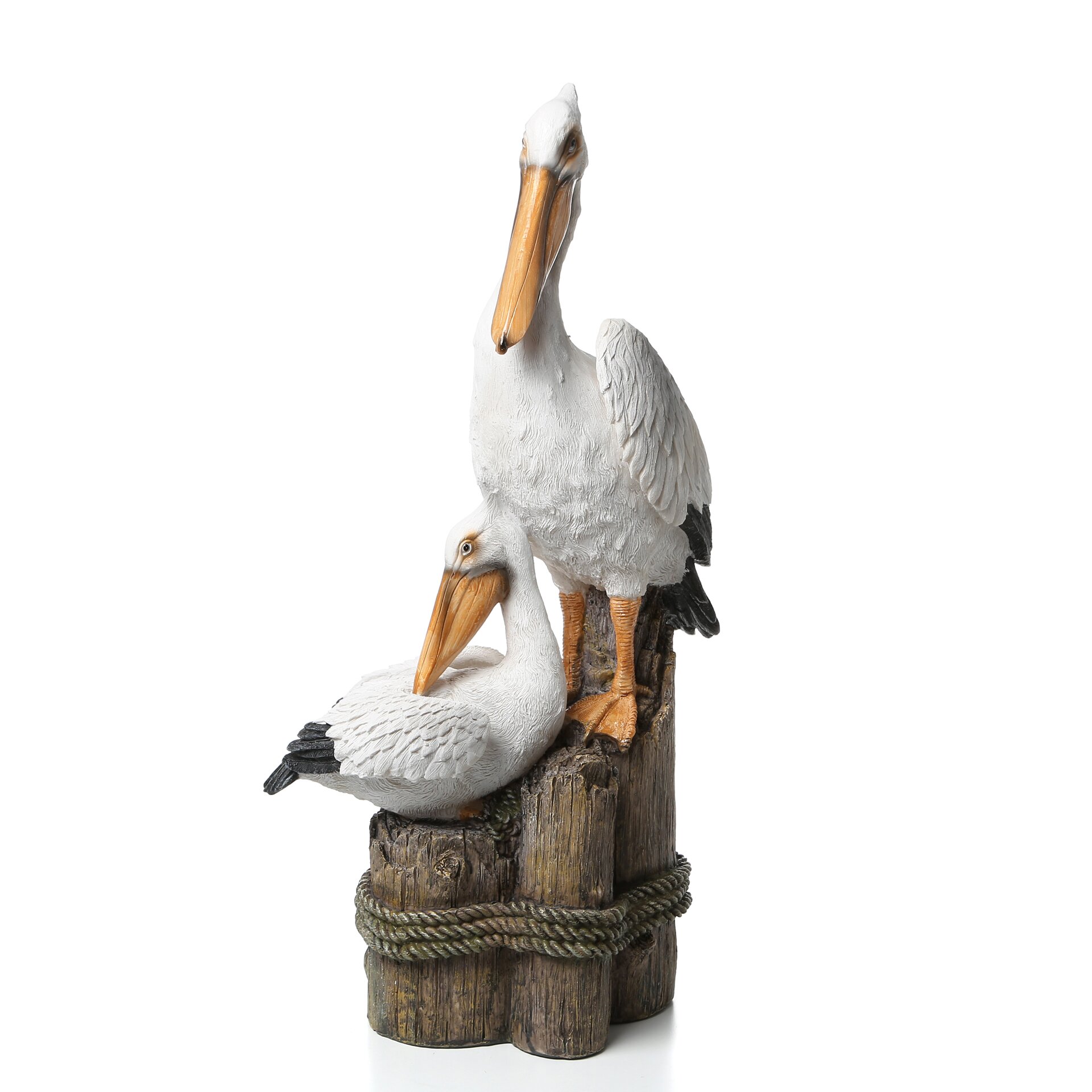 plastic pelican lawn ornament