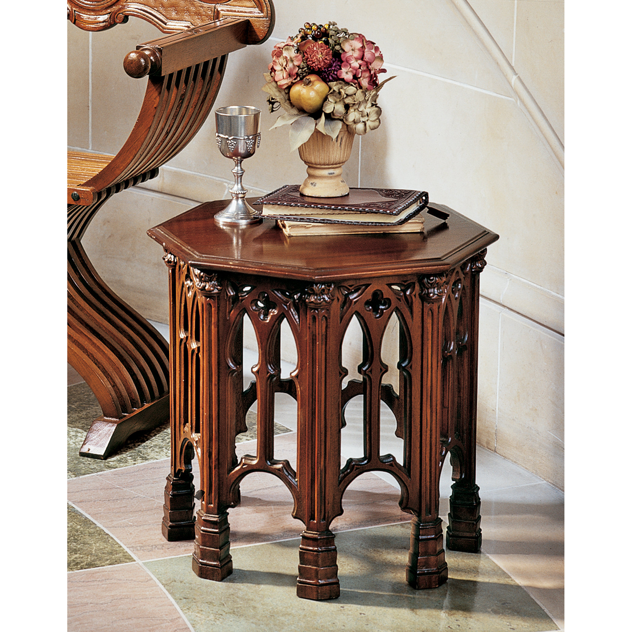 Design Toscano Gothic Revival End Table Wayfair