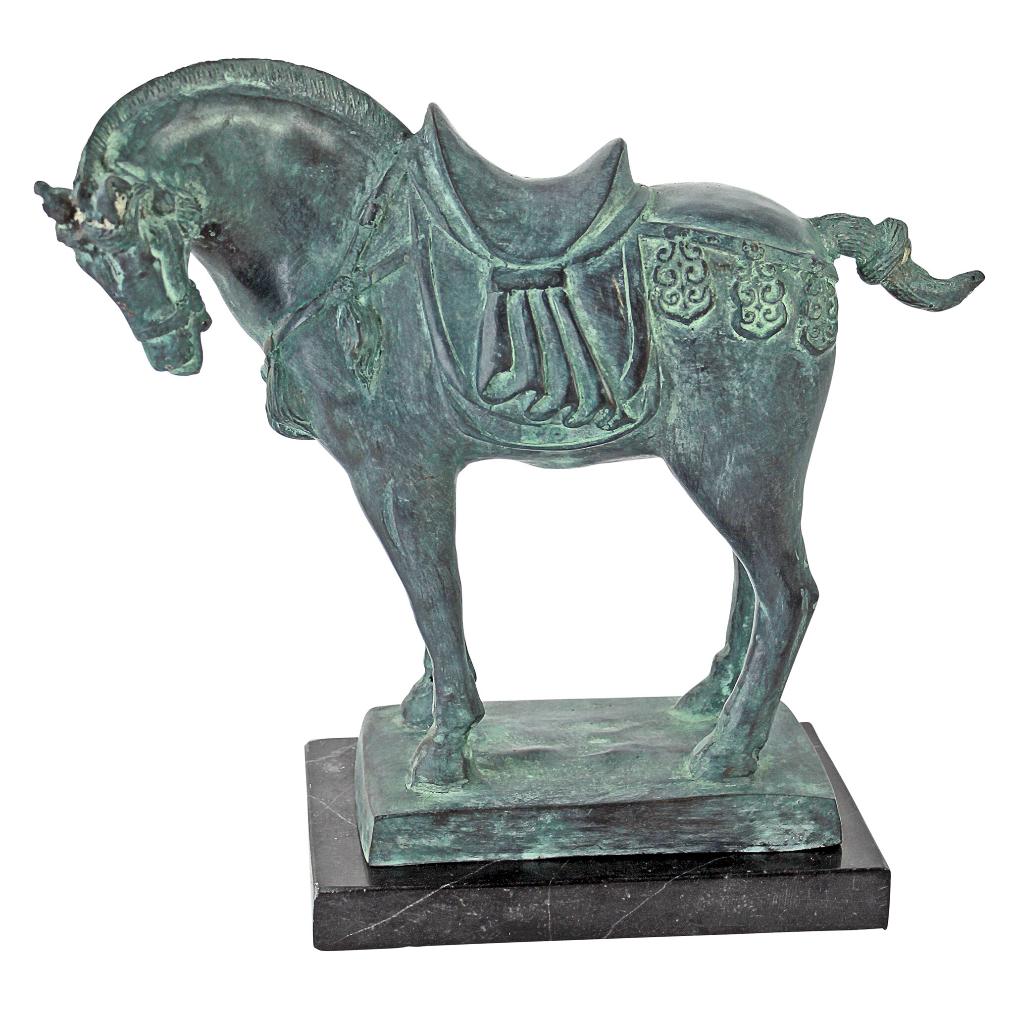 Design Toscano Tang Dynasty Horse Cast Statue | Wayfair