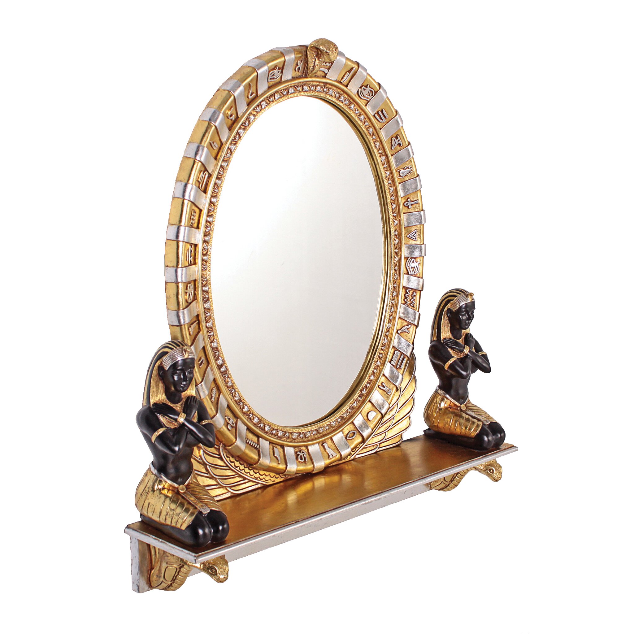 Design Toscano Egyptian Statue Vanity Mirror | Wayfair