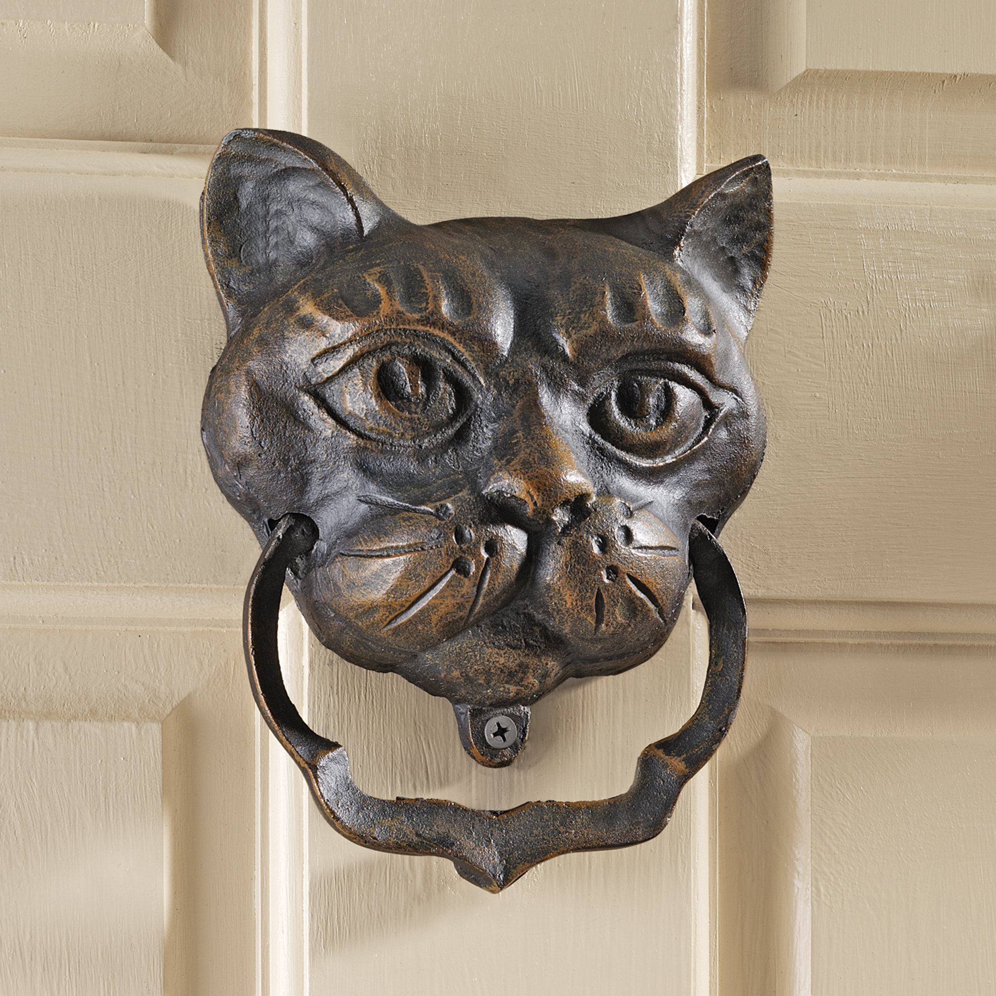 Design Toscano Black Cat Iron Door Knocker & Reviews Wayfair