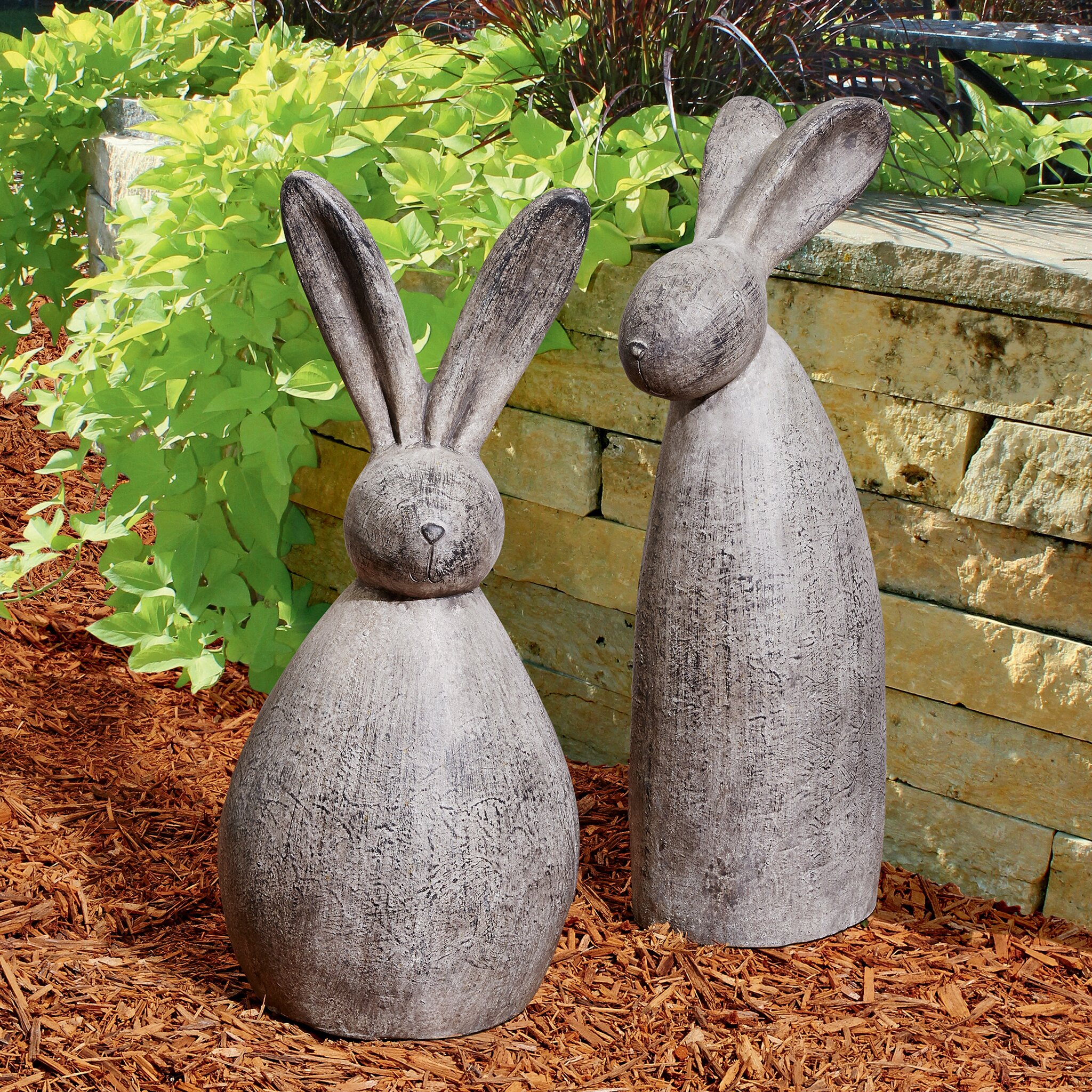 Design Toscano Big Burly Bunny Rabbit Statue & Reviews | Wayfair