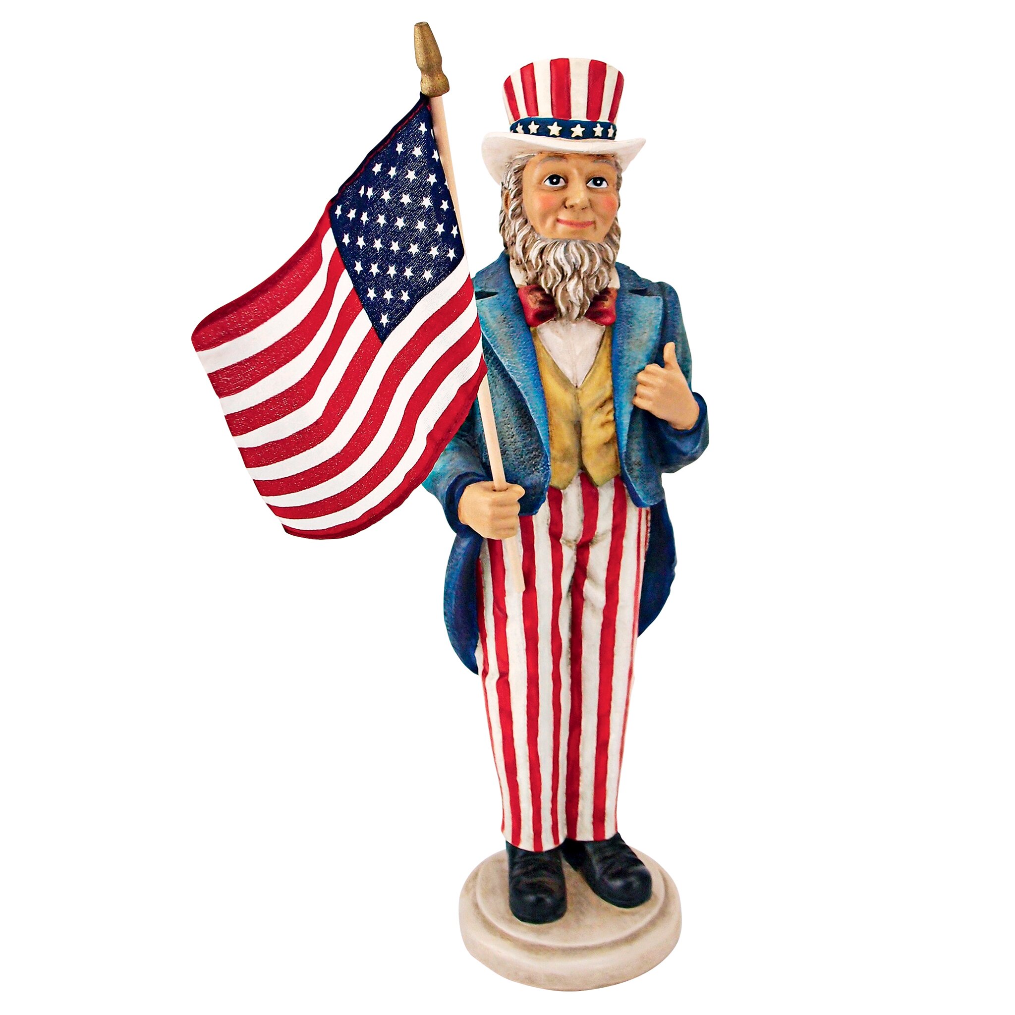 Uncle Sam Yankee Doodle Dandy Statue EU31651