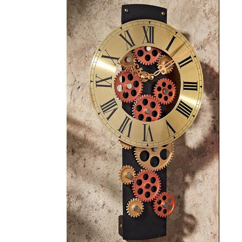 Design Toscano 8.5" Cogs and Gears Mechanical Wall Clock Wayfair