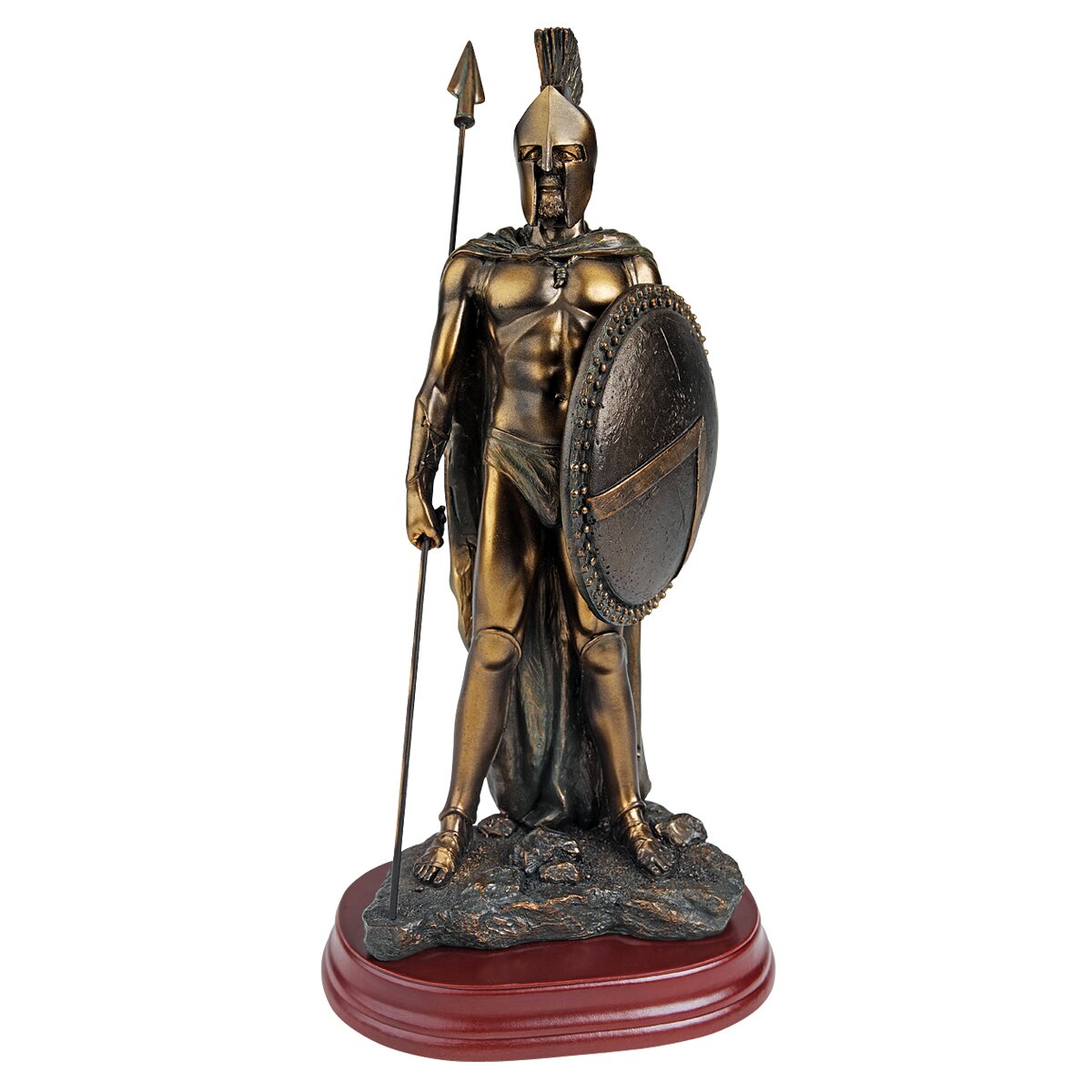Design Toscano Legendary Spartan Warrior Figurine & Reviews | Wayfair