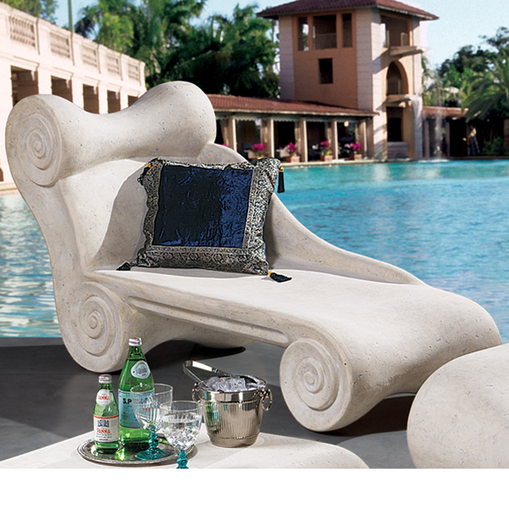 Design Toscano Hadrian's Villa Roman Chaise Lounge Wayfair