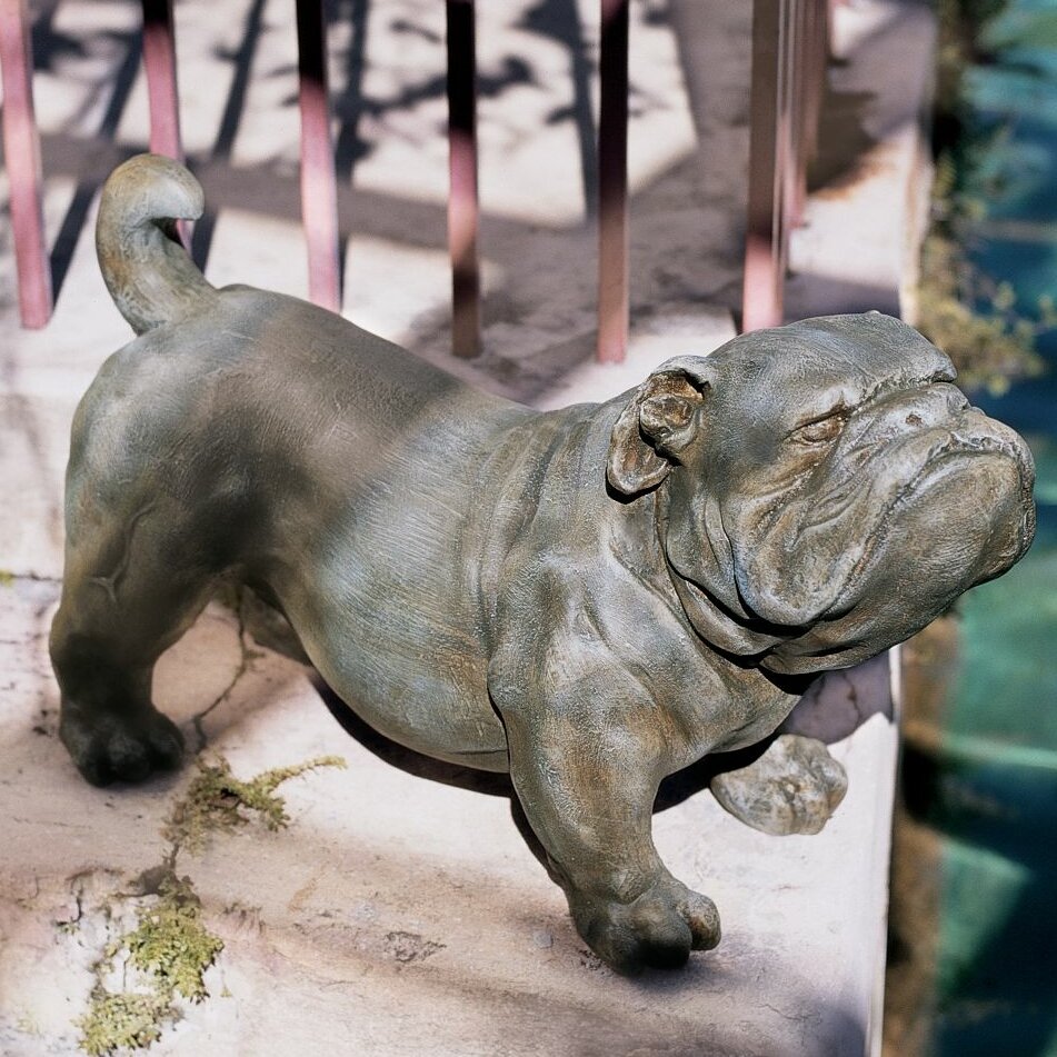 large british bulldog statue